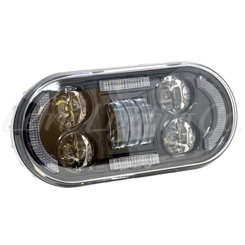 Letric Lighting 21-23 Sportster S Black Premium LED Headlamp - LLC-LH-SS Photo - Primary