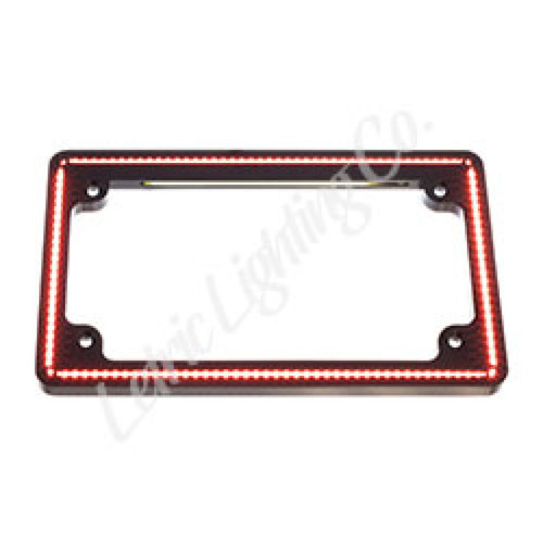 Letric Lighting 2014+ Street Glide Perfect Plate Light License Plate Frame (Gloss) - LLC-PPL-G10 Photo - Primary
