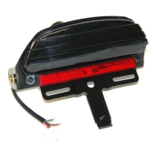 Letric Lighting 2006+ FXST Model Softail Replacement LED Taillight - Smoked Lens Fits - LLC-STTL-SS Photo - Primary