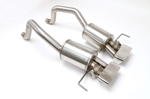 B&B Exhaust Chevy C7 Corvette Z06 Fusion Gen. 3 Axle Back Exhaust System (Speedway Tips) #FCOR-0677