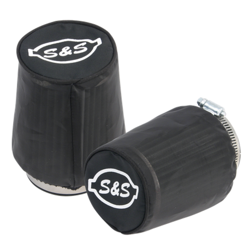 S&S Cycle Air Filter Cover For Tapered S&S Tuned Induction Filters - Black Nylon - 2 Pack - 106-0248 User 1