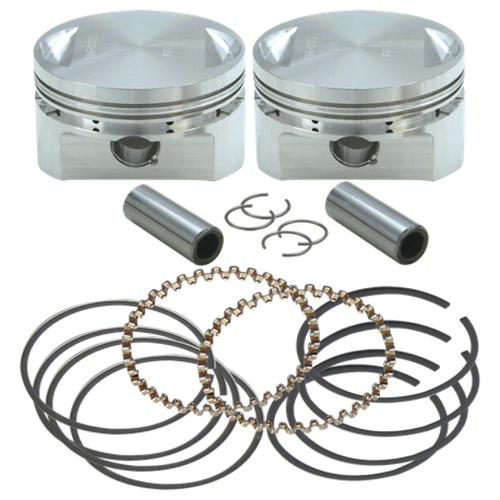 S&S Cycle 84-99 BT 3-1/2in Standard Bore Forged Stroker Piston Kit - 106-5554 User 1