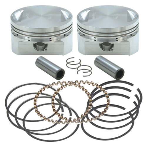 S&S Cycle 84-99 BT 3-1/2in .020in Bore Forged Stroker Piston Kit - 106-5556 User 1