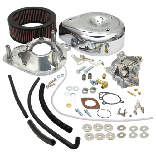 S&S Cycle 84-92 BT Super E Carburetor Kit w/o Manifold & Mounting Hardware - 11-0440 User 1