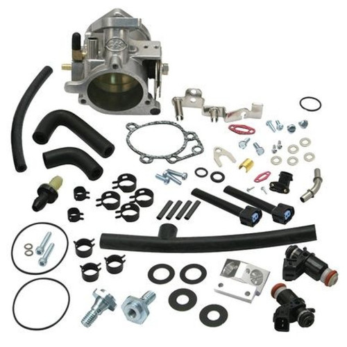 S&S Cycle Throttle Body/Kit/Single Bore/Delphi/w/Fuel Rail/52mm/Natural/2006 BT - 17-5070 Photo - Primary