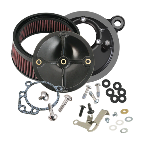 S&S Cycle 99-06 BT w/ S&S Super E/G Carburetor Stealth Air Cleaner Kit w/o Cover - 170-0058 User 1