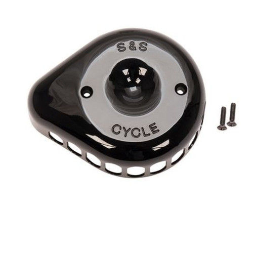 S&S Cycle Mini Teardrop Air Cleaner Cover For All Stealth Applications - Gloss Black - 170-0366 Photo - Primary