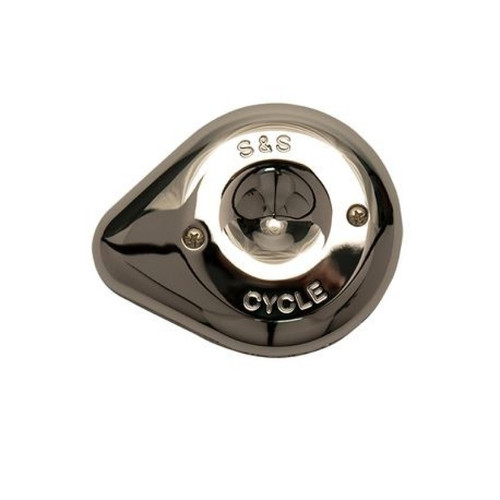 S&S Cycle Mini Teardrop Air Cleaner Cover For All Stealth Applications - Chrome - 170-0367 Photo - Primary