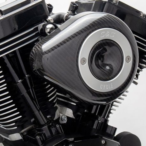 S&S Cycle 01-15 Fuel-Injected Softail Models Stealth Air Cleaner Kit w/ Carbon Fiber Cover - 170-0499 User 1