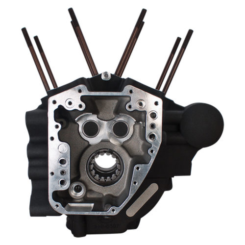 S&S Cycle 07-16 BT Engines w/ Stock Bore Super Stock T2 Crankcase - Wrinkle Black - 310-0367A User 1