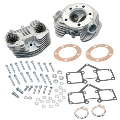 S&S Head/Kit/Stock Bore/O-ring Style/.590in Triple Steel/Single Plug/Internal Oil/Natural/1966-78 BT - 90-1496 User 1