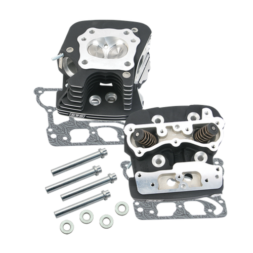 S&S Cycle 99-05 BT .585in RW Conical Steel/w/o Compression Release Head Kit - Black - 900-0410 User 1