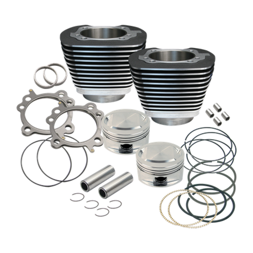 S&S Cycle 99-06 BT Replacement 3-7/8in Bore Cylinder & Piston Kit For S&S 95in Big Bore Kits- Wblack - 910-0204 User 1