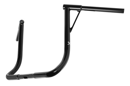 Burly Brand Louie B Bar 16in - Gloss Black - B12-7005B User 1