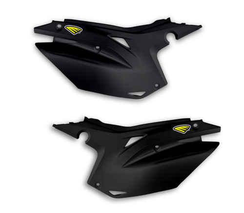 Cycra 13-17 Honda CRF250R-450R Side Number Panels Black - 1CYC-2896-12 Photo - Primary