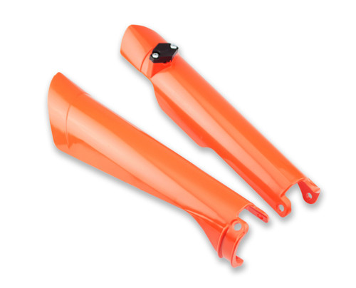 Cycra 01-15 KTM 125-625 SX/XC/SX-F/XC-F/XC-W/XCF-W/EXC-F/MXC-G/XC-G/SXC Performance Fork Guard Org - 1CYC-6902-22 Photo - Primary