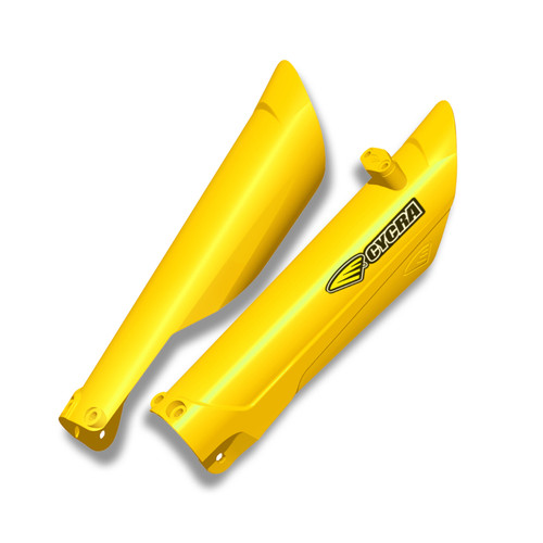 Cycra 15-23 Husqvarna FC/FE/FX/TC/TE/TX Fork Guards OEM Yellow - 1CYC-6908-56 Photo - Primary