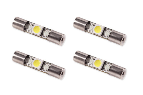 Diode Dynamics 28mm SMF1 LED Bulb - Cool - White Set of 4 - DD0043Q Photo - Primary