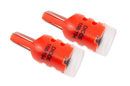 Diode Dynamics 194 LED Bulb HP3 LED - Red Short (Pair) - DD0330P Photo - Primary