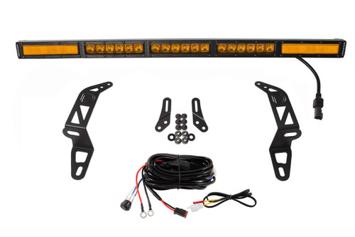 Diode Dynamics 18-21 Jeep JL Wrangler/Gladiator SS30 Bumper Bracket Kit - Amber Combo (Single) - DD6082 Photo - Primary