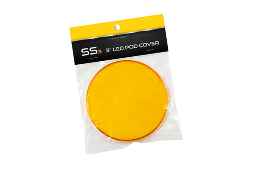 Diode Dynamics SS3 LED Pod Cover Round - Yellow - DD6268 Photo - Primary