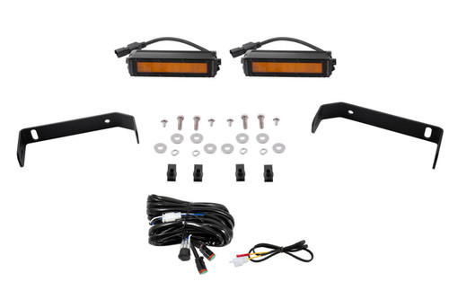 Diode Dynamics 19-21 Ford Ranger SS6 LED Lightbar Kit - Amber Wide - DD6595 Photo - Primary