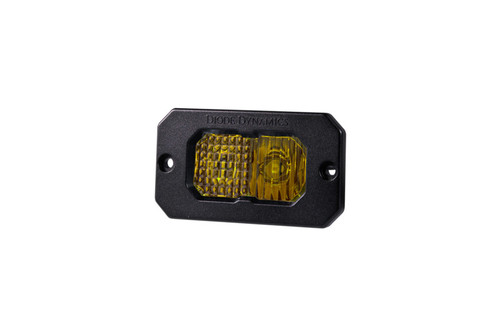 Diode Dynamics Stage Series 2in LED Pod Sport - Yellow Combo Flush ABL (Single) - DD6730S Photo - Primary