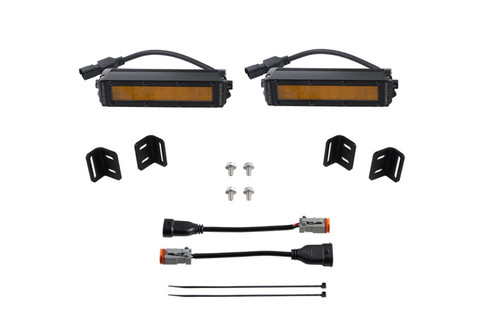 Diode Dynamics 2022 Toyota Tundra SS6 LED Fog Light Kit - Amber Wide - DD7419 Photo - Primary