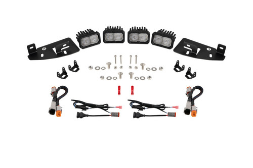 Diode Dynamics SSC2 LED Fog Pocket Kit for 2019-Present Ram - White Sport - DD7622 Photo - Primary