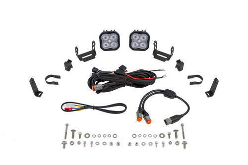 Diode Dynamics SS3 LED Bumper 1 1/2 In Roll Bar Kit Max - White SAE Fog (Pair) - DD7663 Photo - Primary