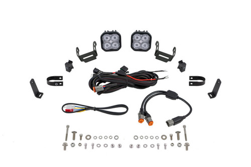 Diode Dynamics SS3 LED Bumper 1 1/4 In Roll Bar Kit Max - White SAE Fog (Pair) - DD7694 Photo - Primary
