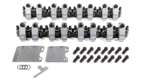 SBF Shaft Rocker Arm Kit w/Edelbrock Victor Jr Hd