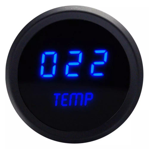 2-1/16 LED Digital Water Temp Gauge 18-255 Degr M9113B