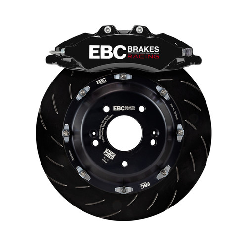 EBC Racing 20-23 Volkswagen Golf-R Black Apollo-6 Calipers 380mm Rotors Front Big Brake Kit - BBK033BLK-2 User 1