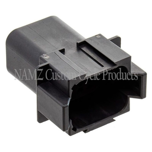 NAMZ Deutsch DT Series 8-Wire Receptacle & Wedgelock - Black (HD 72108-94BK) - DR-8B Photo - Primary
