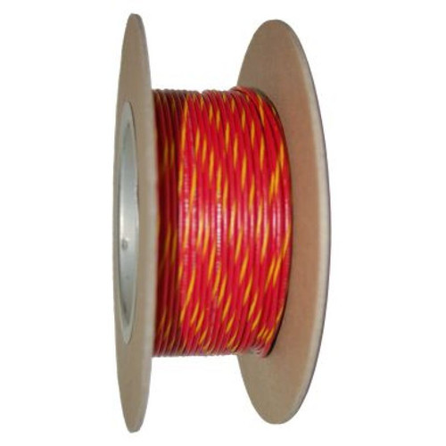 NAMZ OEM Color Primary Wire 100ft. Spool 20g - Red/Yellow Stripe - NWR-24-100-20 Photo - Primary