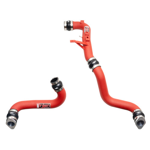 Injen 22-23 Honda/Acura Civic/Si/Integra 1.5L Turbo Aluminum Intercooler Pipe Kit - Wrinkle Red - SES1586ICPWR Photo - Primary