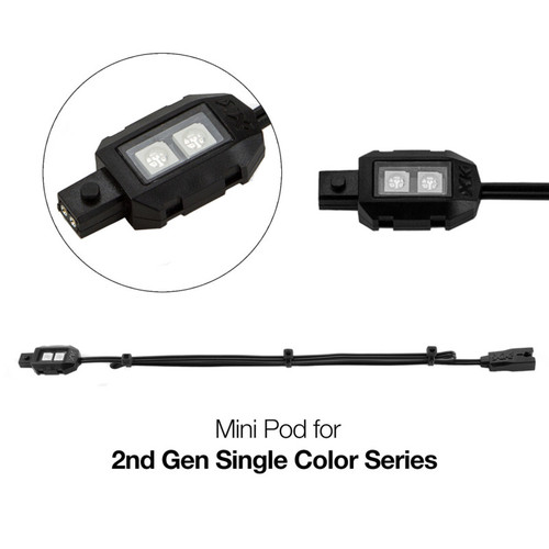 XK Glow Single Color Ultra Bright Compact Pod GREEN - 2nd Gen - XK-2P-P-G User 1