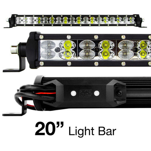 XK Glow RGBW Light Bar High Power Offroad Work/Hunting Light w/ Bluetooth Controller 20In - XK-BAR-20 User 1