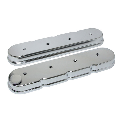 GM LS Engine Valve Cover Aluminum Chrome