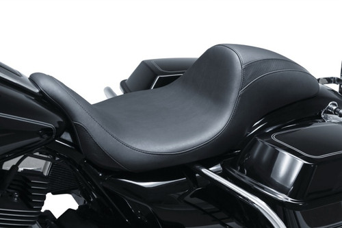 Mustang 08-21 Harley Electra Glide, Rd Glide, Rd King, Str Glide Hightail Fastback 1PC Seat - Black - 75644 Photo - Primary