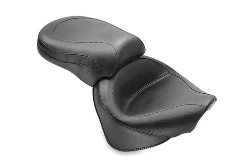 Mustang 00-11 Yamaha V-Star 1100 Classic, 02-11 V-Star 1100 Silverado 2PC Seat - Black - 75912 Photo - Primary