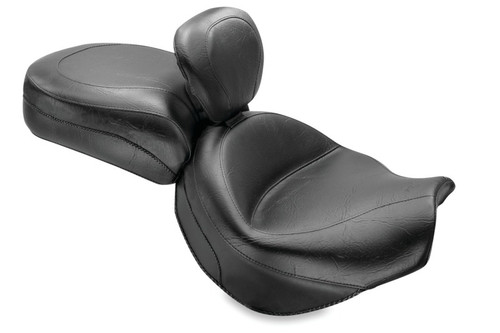 Mustang 04-10 Kawasaki Vulcan 2000 Classic,LT Standard Touring 2PC Seat Backrest - Black - 79371 Photo - Primary