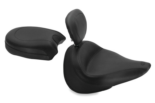 Mustang 14-21 Yamaha Bolt Standard Touring Recessed Pass Seat - Black - 79833 Photo - Primary