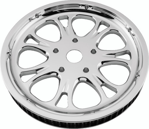 Performance Machine Belt Pulley 66T x 1in Heathen - Chrome - 0093-6266HEAL-CH Photo - Primary Performance Machine Belt Pulley 66T x 1in Heathen - Chrome - 0093-6266HEAL-CH Photo - Primary