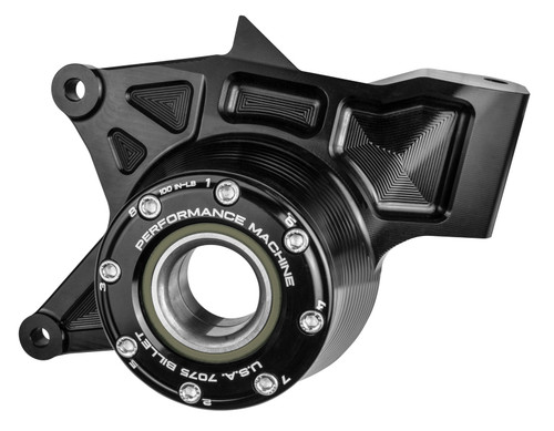 Performance Machine UTV Bearing Carrier Assembly - Black Ano - 0221-1001-B Photo - Primary