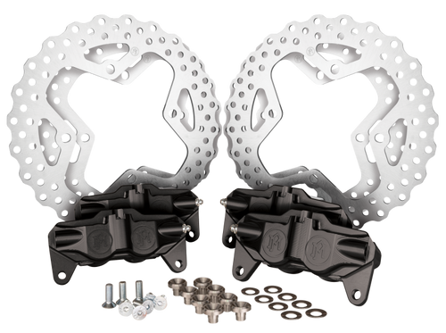 Performance Machine UTV Caliper/Rotor Kit - Black Ano - 0224-3000-B Photo - Primary