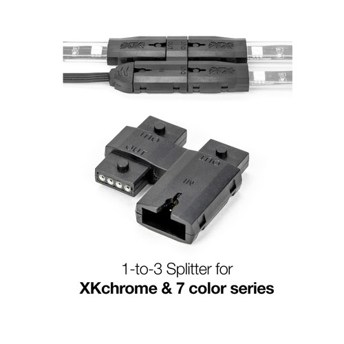 XK Glow XKChrome 1 to 3 Splitter Add On - XK-4P-SPLIT User 1