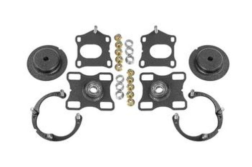 BMR 11- 14 Ford Mustang / Shelby GT500 Caster Camber Plates - Black Hammertone - WAK751H User 1