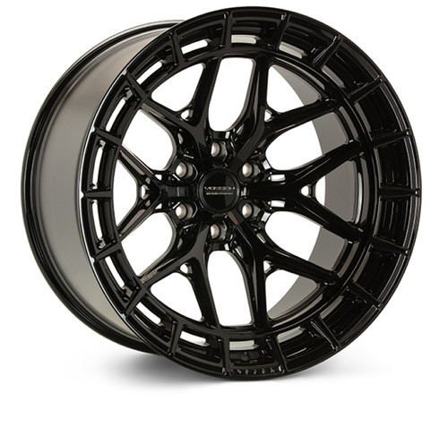 Vossen HFX-1 22x9.5 / 5x112 / ET15 / Deep / 66.5 CB - Gloss Black Wheel - HFX1-2M46 Photo - Primary